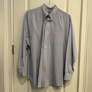 Classic Blue Checkered Dress Shirt